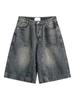 Short Mujer Vintage Jean Shorts Women 2024 New Bottoms Streetwear Fashion Casual Y2k Wide Leg Chic Pants Pantalones Cortos