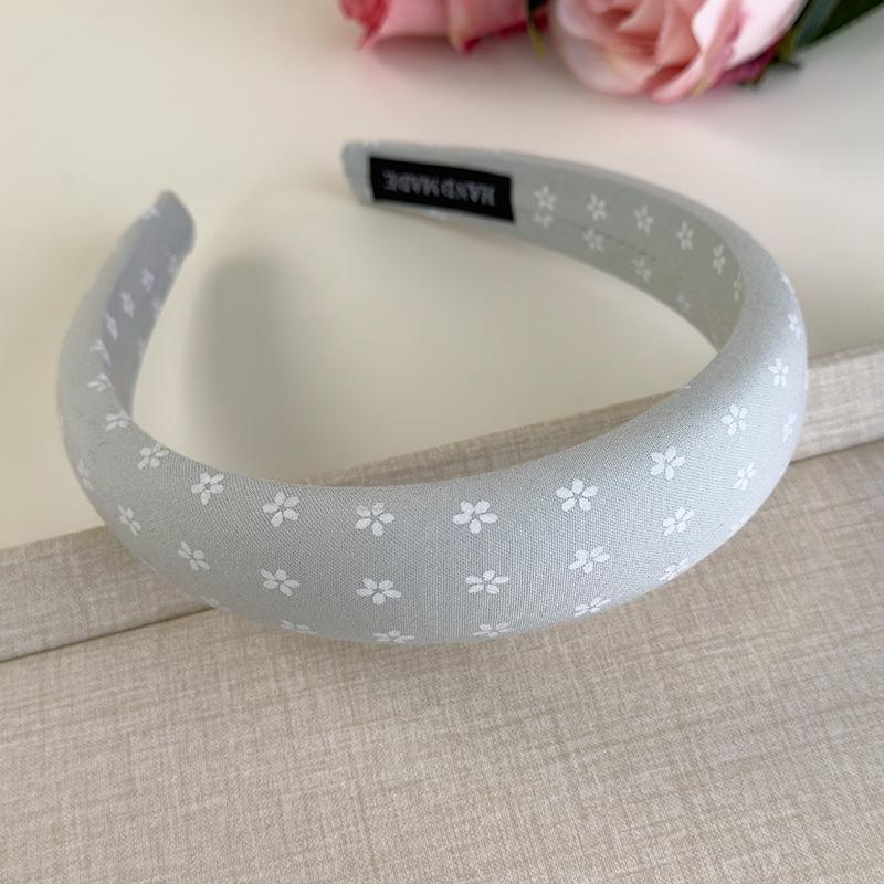 Flowers Series Headbands Colorful Fabric Sponge Flower Hair Band Womans Girls Sweet Hair Hoop Fashion Versatile Hair Accessories