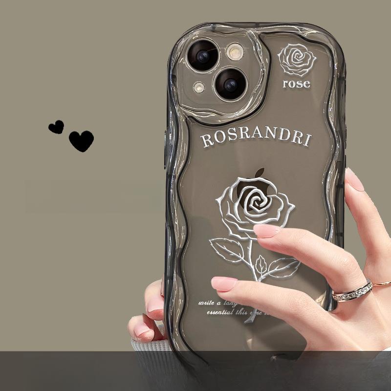 

Подходит для чехла для мобильного телефона Apple 13 Promax, новый женский IPhone 14, полная защита от падения, 12 прозрачный во весь экран, розовый Xr iPhone 6s Plus