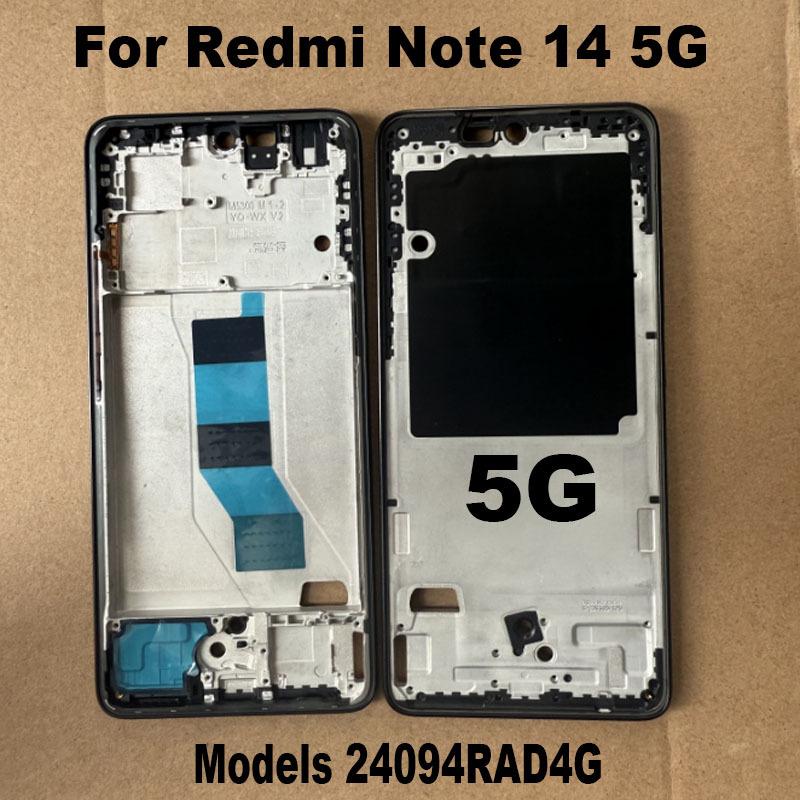 Für Xiaomi Redmi Note 14 5G Mittelrahmen LCD-Bildschirm Frontrahmen Gehäuse Lünette Chassisplatte Ersatz