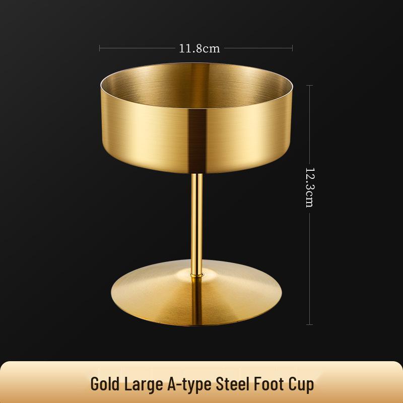 Stainless Steel High-Footed Ice Cream and Dessert Cup