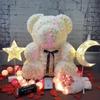 70cm Eternal Rose Flower Bear - Perfect Gift for Girlfriend, Best Friend, Valentine's, Qixi, and Birthday Celebrations