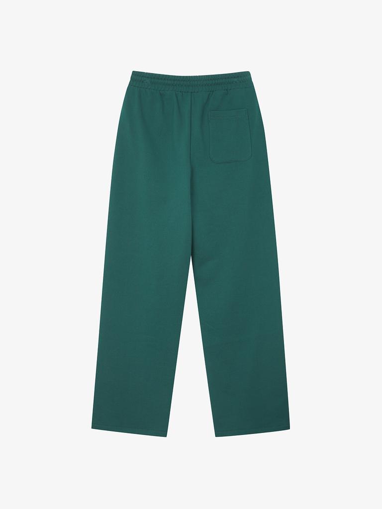 SUPRA Men'S Varsity Crown Logo Jersey Wide Pants (Green)