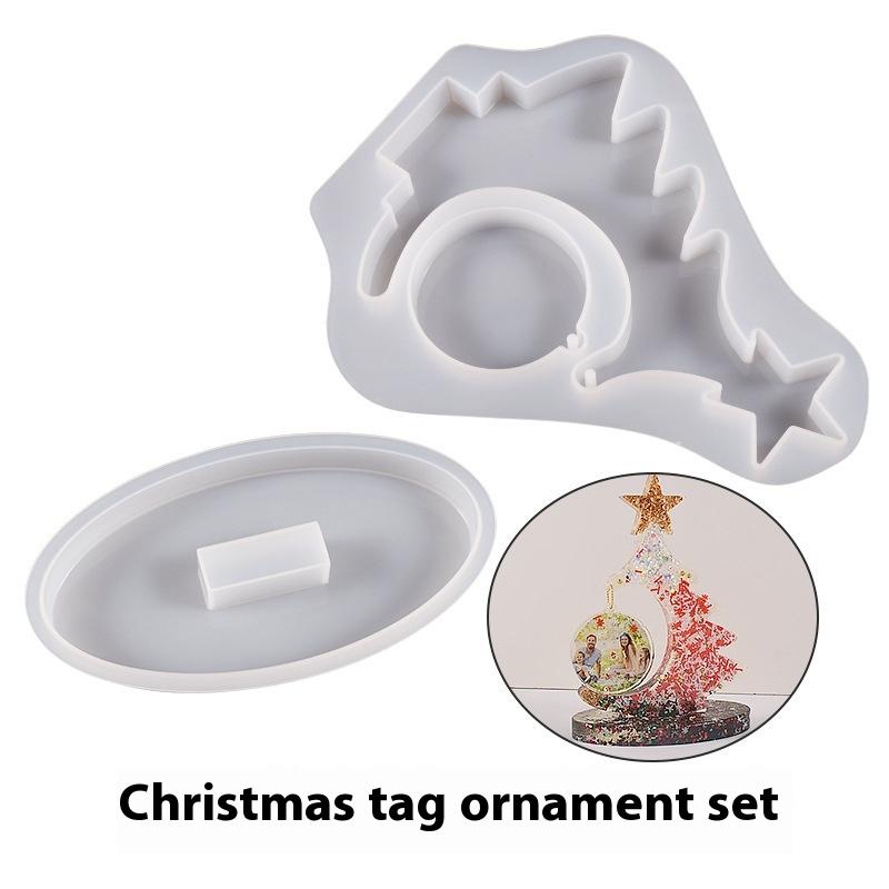 

Инструменты для изготовления фоторамки в виде рождественской елки своими руками, форма для рукоделия из эпоксидной смолы и хрустальной смолы, силиконовая форма ручной работы для домашнего декора A1