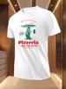 Pizza Parlor Graphic - Breathable Lightweight Polyester T-shirt