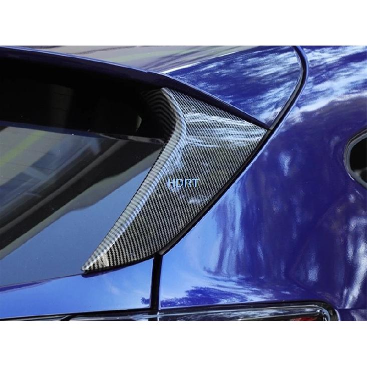 For Subaru Crosstrek 2024 + Car Style Protector Decoration Accessories Rear Window Triangle Plate Trunk Spoiler Tail Wing Cover