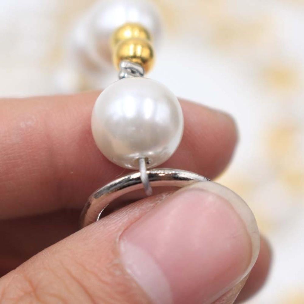 Silver Snap Hook Dog Cat Pearl Leash Pearl Beaded Pet Walking Leash Dog Leash  Small Medium Dogs