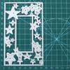 Five-Pointed Star Frame Cutting Die DIY Scrapbook Paper Cards Craft Stencil Mold