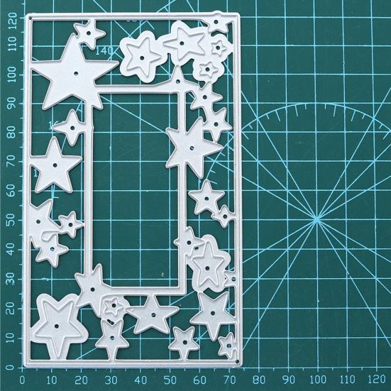 Five-Pointed Star Frame Cutting Die DIY Scrapbook Paper Cards Craft Stencil Mold