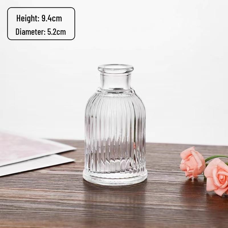 See Kean Simple Striped Glass Vase