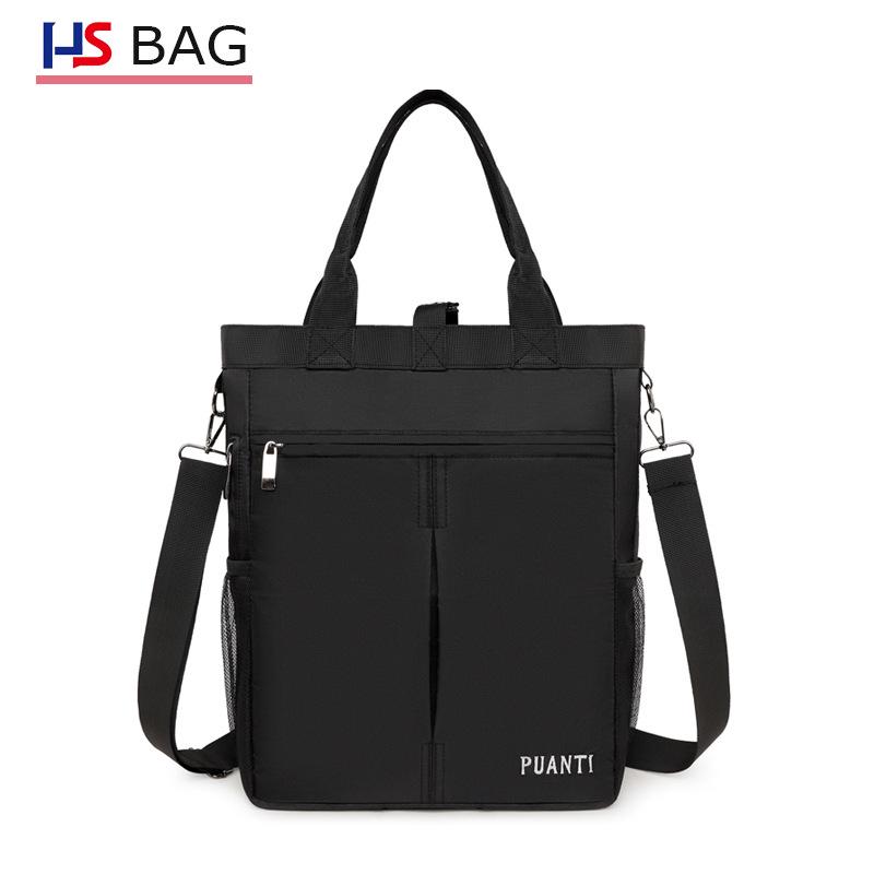 Korean Style Water-Repellent Oxford Men s Commuting Shoulder Bag with Large Capacity