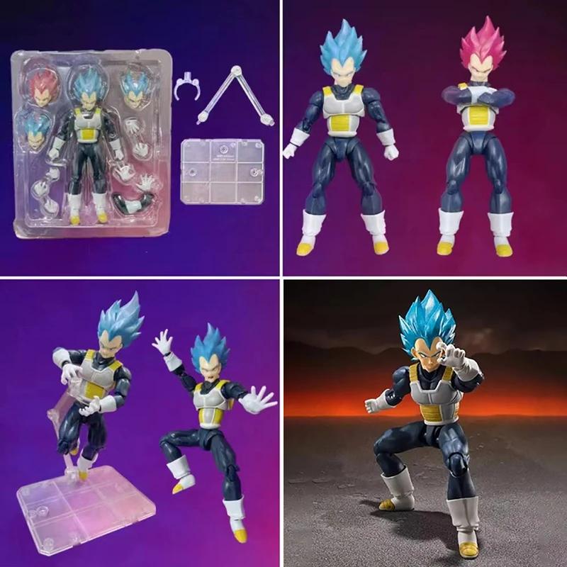 Anime Super Heroes Figures Combats Vegeta Action Figure Bejita Movable Collection Doll Shf Saiyan Vegeta Model Toys