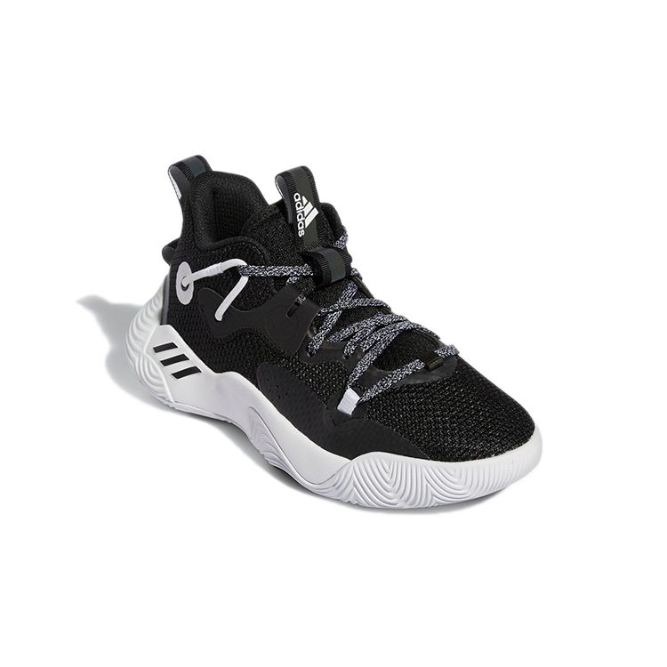 Adidas Harden Stepback 3 J Black White Kids Sneakers Core-Black Cloud-White GY8640