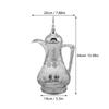 Middle Eastern Style Large Capacity Glass Water Pitcher Decorative Teapot Ideal for Serving Juice Coffee Tea Cold Beverages and