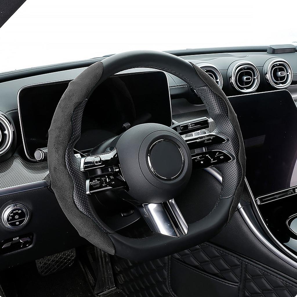 Protezione Suede per Ruote Auto Coprivolante Assorbente Sudore Sostituzione per ‑ Classe C Classe B