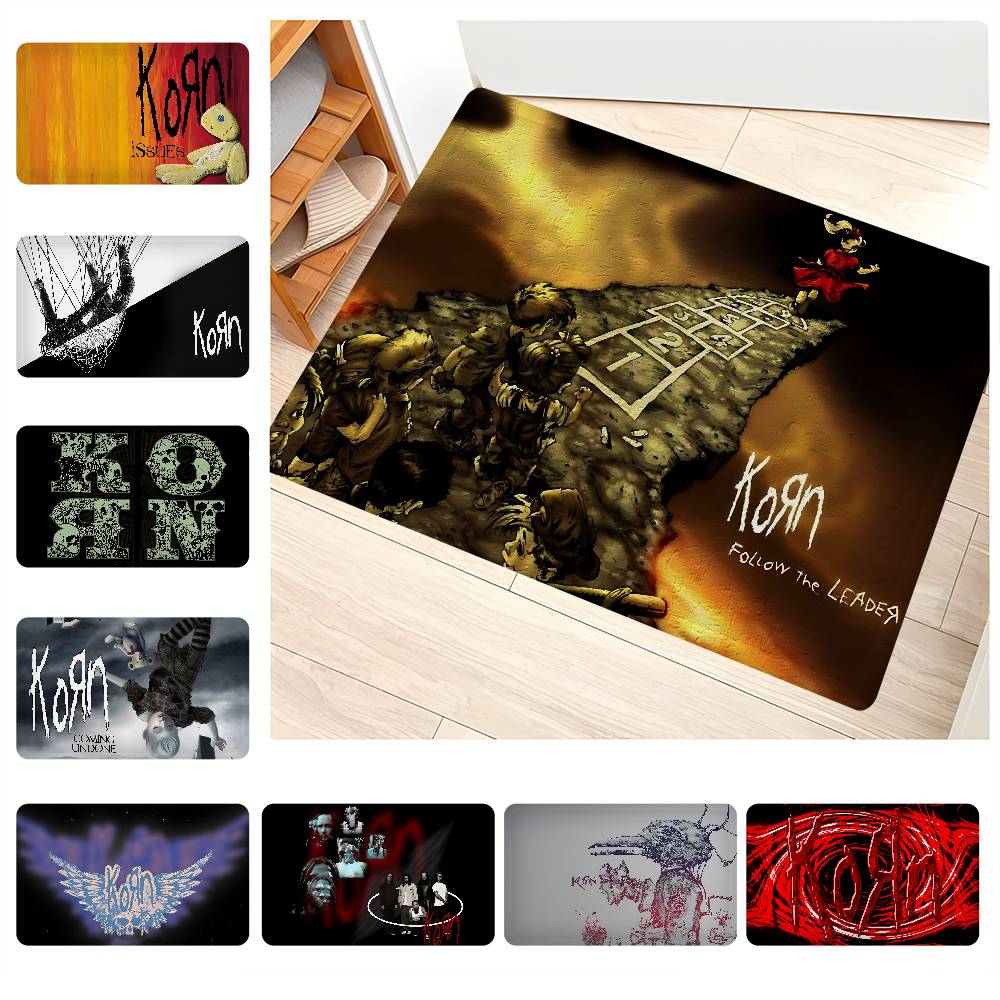K-Korn Rock Band Room Mats Anti-slip Absorb Water Long Strip Cushion Bedroon Mat Household Carpets