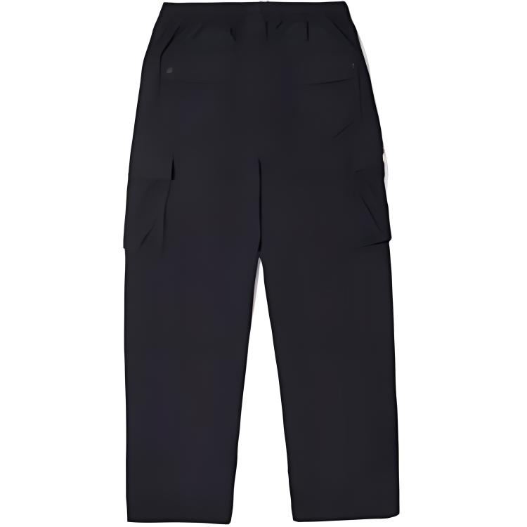 Li Ning Trendy Sports Series Casual Simple Solid Color Straight Loose Knit Sports Pants Women bottoms Black AYKV646-2