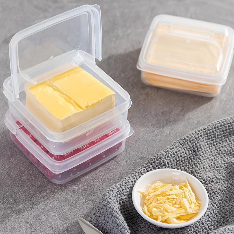 Large Capacity Cheese Keeper Container - Freshness Preserving, Airtight, Stackable, BPA-Free Plastic Refrigerator Storage