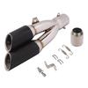 Dual Outlet Exhaust Tailpipe for CBR300, Yamaha R3/R25, Kawasaki Ninja 250 Motorcycle