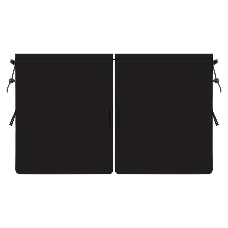 

2 шт. Черные шторки от солнца для салона автомобиля, блокирующие тепло, перегородка для конфиденциальности, блокирующие УФ-лучи, шторка от солнца для салона автомобиля