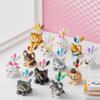 Mekansm Cute Cat Dog Orange Tabby Corgi Husky Small Animal Pet Building Model Building Block Toy Puzzle Children's Holiday Gift