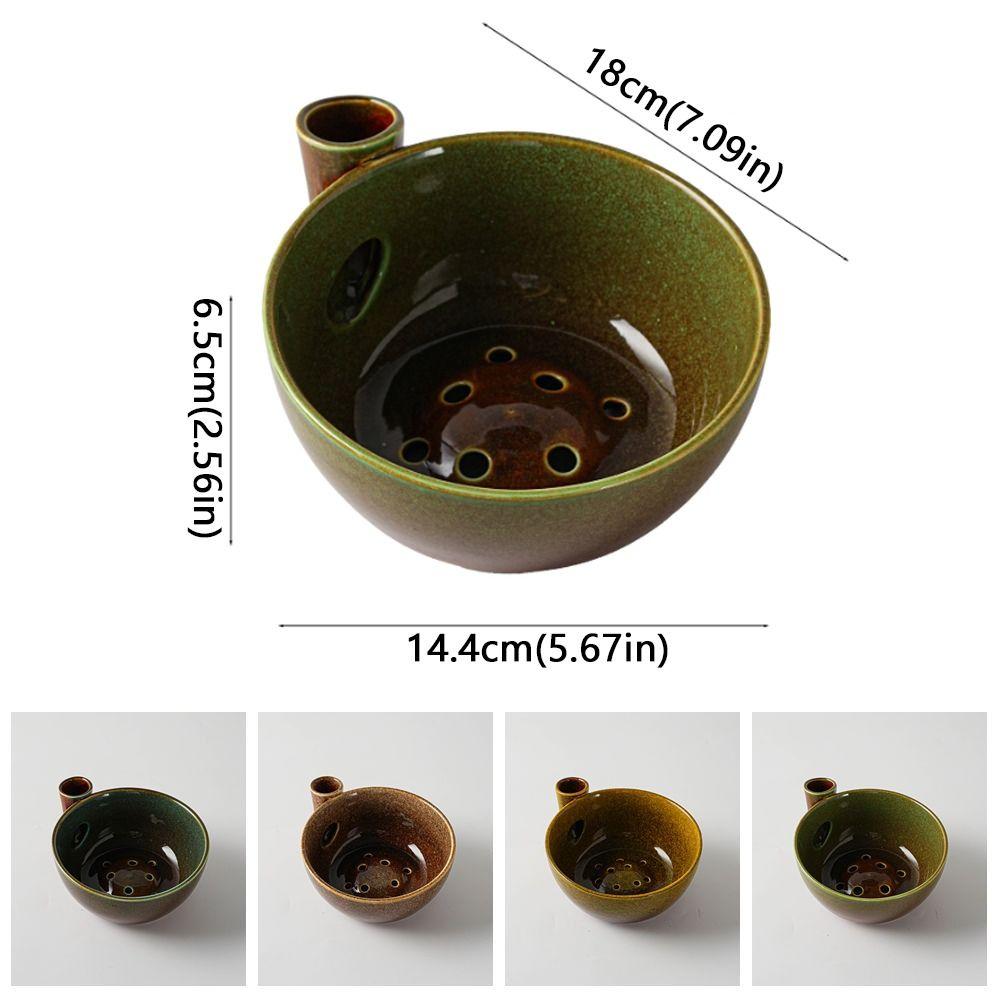 Ceramic Swirl Berry Washing Drain Bowl Dynamic Vortex Fruit Cleaning Bowl for Vegetable Fruits
