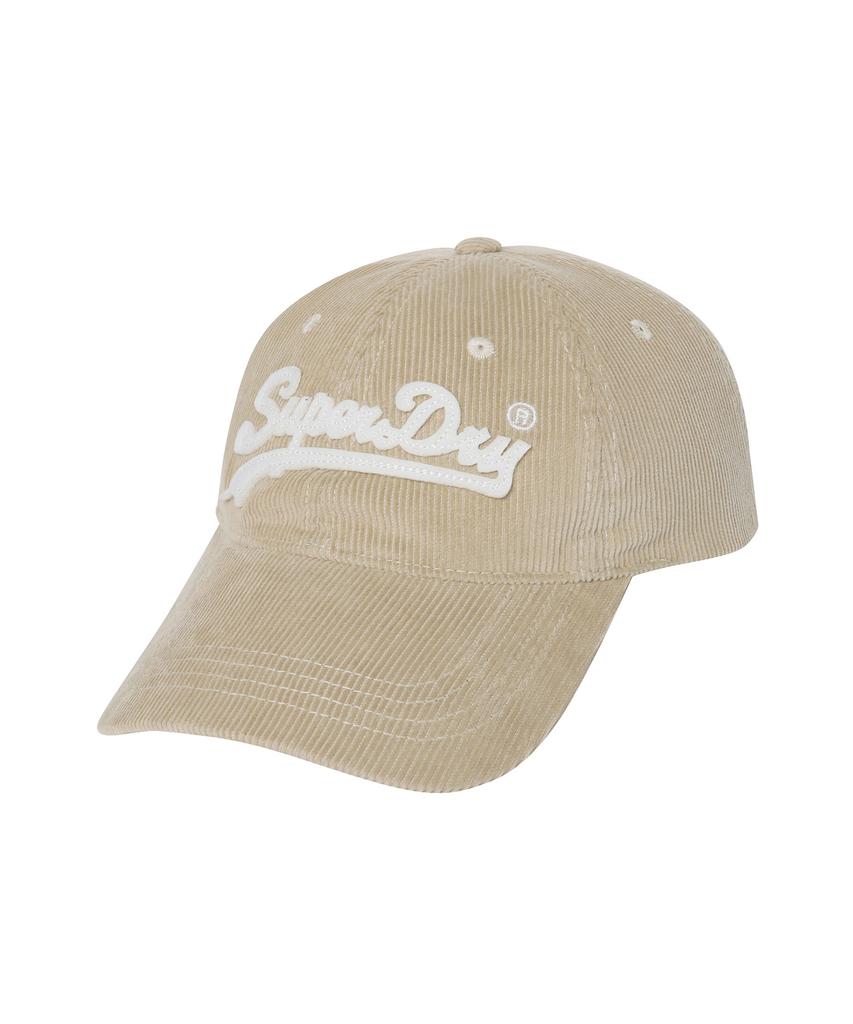 Syupeodeulai Felt Corduroy Ball Cap Beige