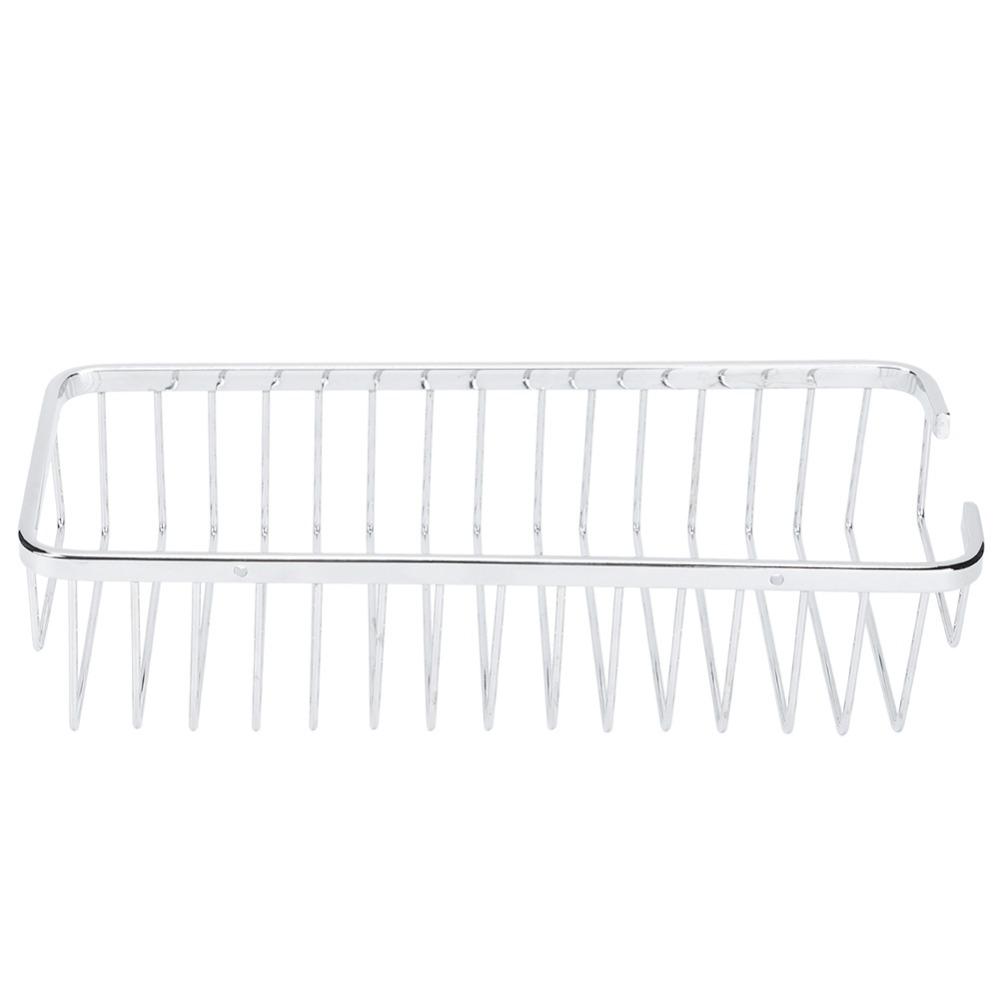 Stainless Steel Shower Caddy Hollow Design Shower Shelf Organizer  Space Saving