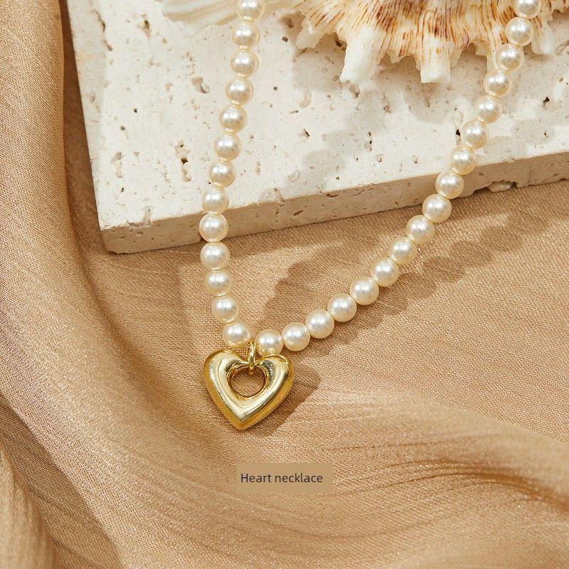 

[Optional from 39 Yuan] Tri-Color 2025 New Arrival Ornament Pendant Necklace Accessories Special Offer Collection 9 Pearl White S