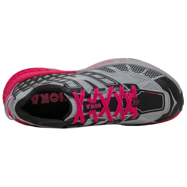 Hoka One One Speedgoat 2 Bequeme Langlebige Trailrunning-Schuhe Herren Schuhe Grau Blau Schwarz 1162710-MRH