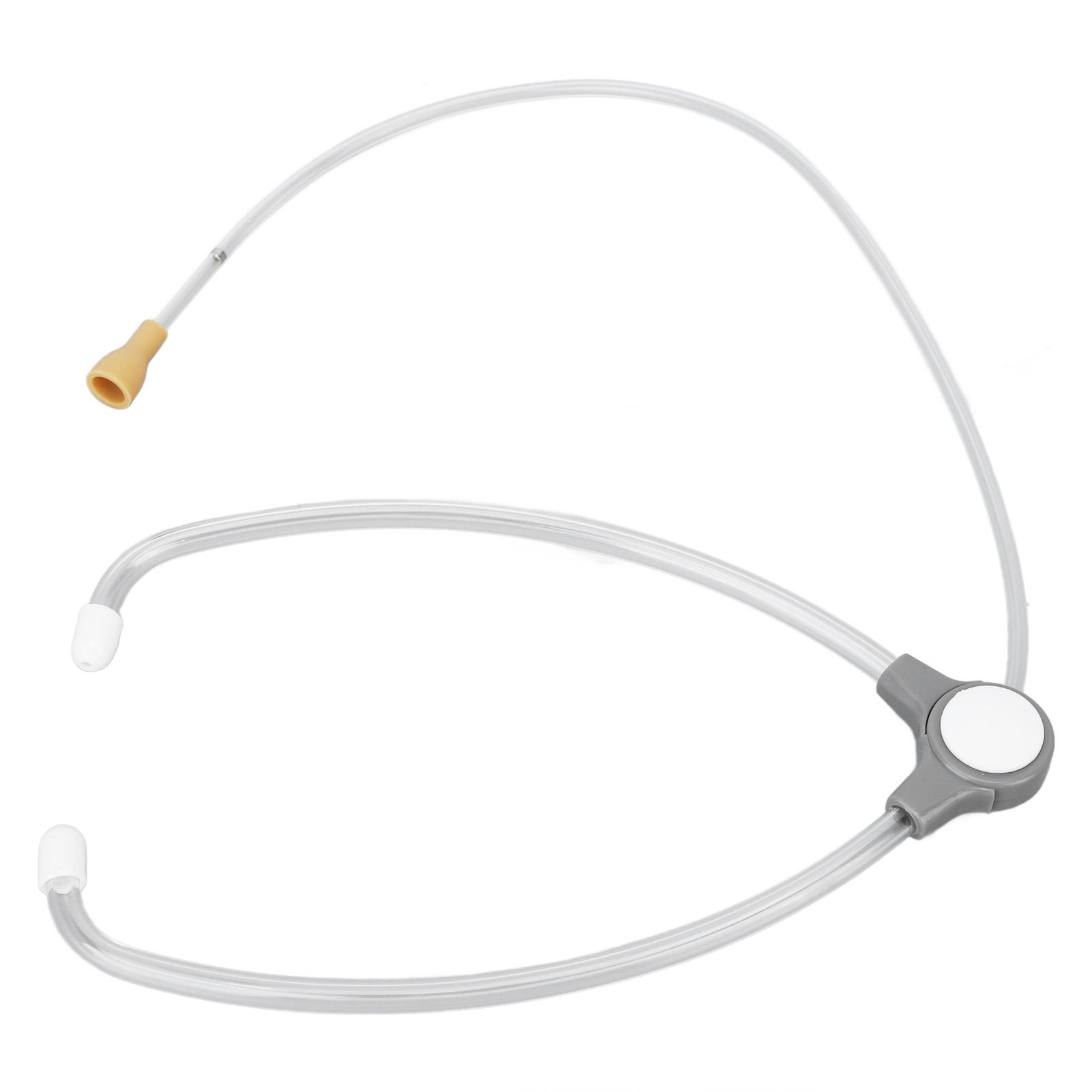 

Transparent Listening Aid Stethoscope with Damping Home Double Head Sound Detection Earpiece