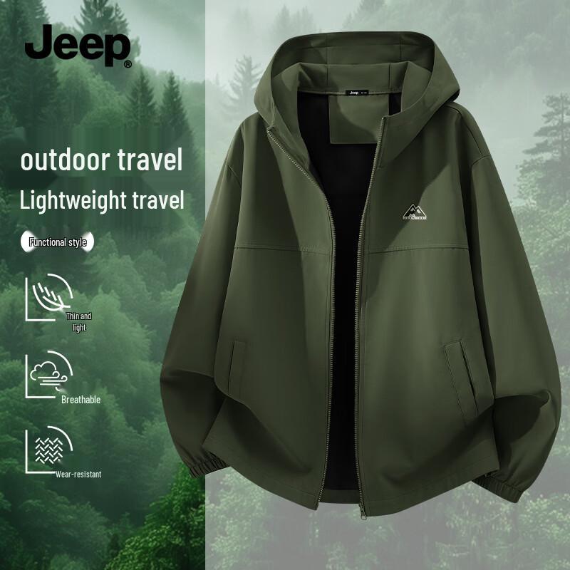 JEEP Men s Windproof Waterproof Outdoor Hiking Jacket XL