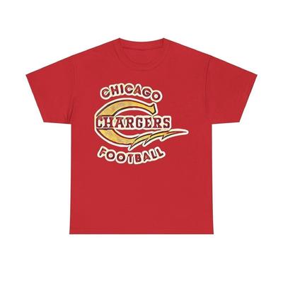 Camiseta do Time de Futebol Americano Chicago Chargers de Illinois