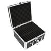 2.5in Hard Drive Storage Box 20 Bays Double Protection Convenient Handle Hard Drive Case with Security Lock for Home