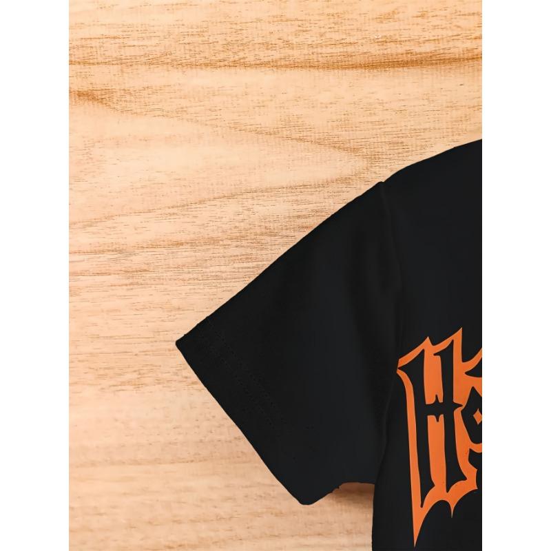 Herren Halloween Skelett Kürbis 3D Gedrucktes T-Shirt Lässiges Kurzarm Rundhals Oberteil Gruselige Jack-O-Lantern Grafik T-Shirt Sommer Streetwear Kleidung