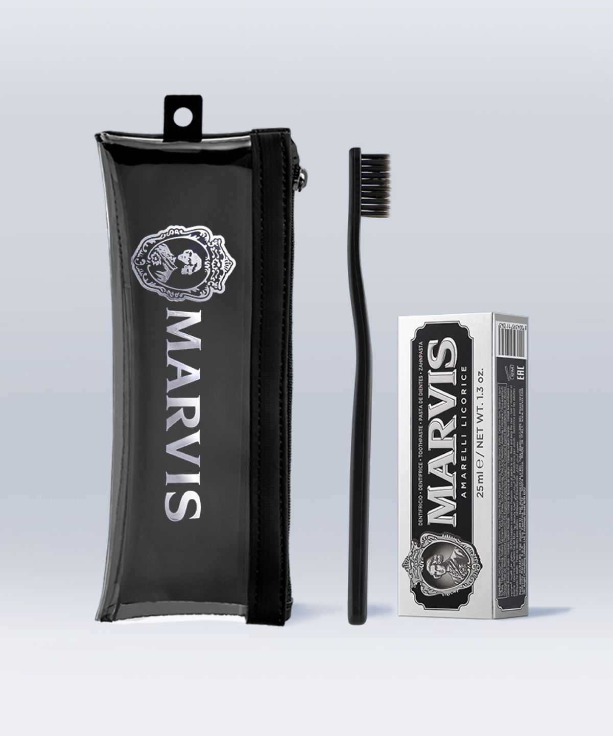25ML Travel Set (Amarelli + Black Toothbrush)