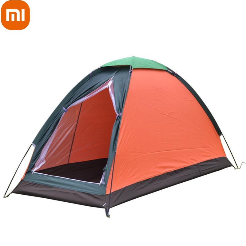

Xiaomi серебряная резиновая ткань одноместная однослойная палатка ветроустойчивая водонепроницаемая портативная дышащая