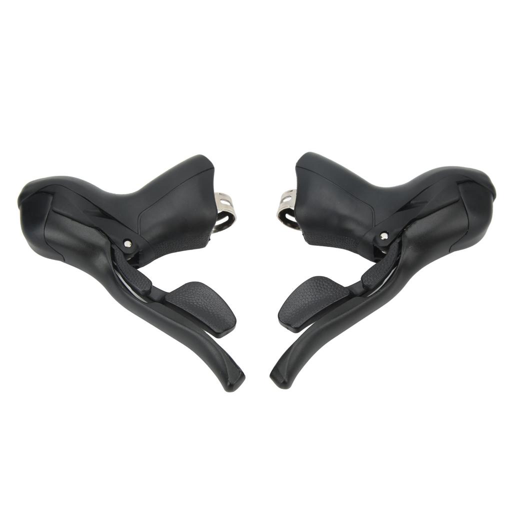 Set 1 Pereche 2x8 Viteze Manetă Schimbător și Frână Bicicletă de Șosea Set Manetă Ghidon 8 Viteze cu Cablu Schimbător și Cablu Frână