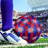 Hajduk Split Football Crest Size 5 Soccer Ball, Suitable for Training and Matches, High-Elasticity, Wear-Resistant Material Gift for Fan