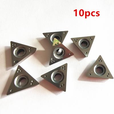 10Pcs Positive Rake Carbide Brake Lathe Bit Kit For Cb90488