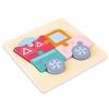 High Quality Baby 3D Wooden Puzzle Educational Toys Early Learning Cognition Kids Cartoon Grasp Intelligence Puzzle