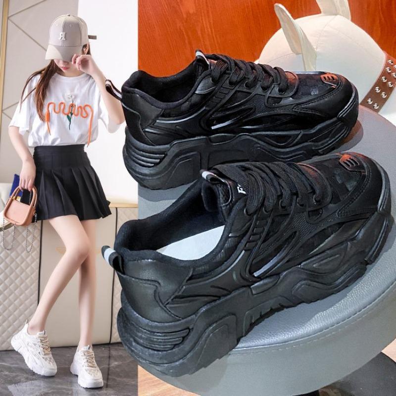 Sports Dad Shoes Women's Summer Student Fashion Platform Tide Mesh Running Shoes