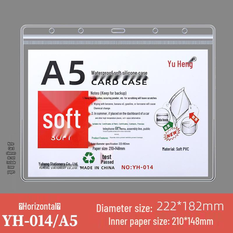 Waterproof PVC Badge Holder for ID Cards and Name Tags