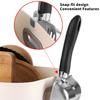 Efficient Ergonomic Grip Cats Litter Scooper Stainless Steel Litter Scoops with Fine Sifting Hole for Litter Cleaning
