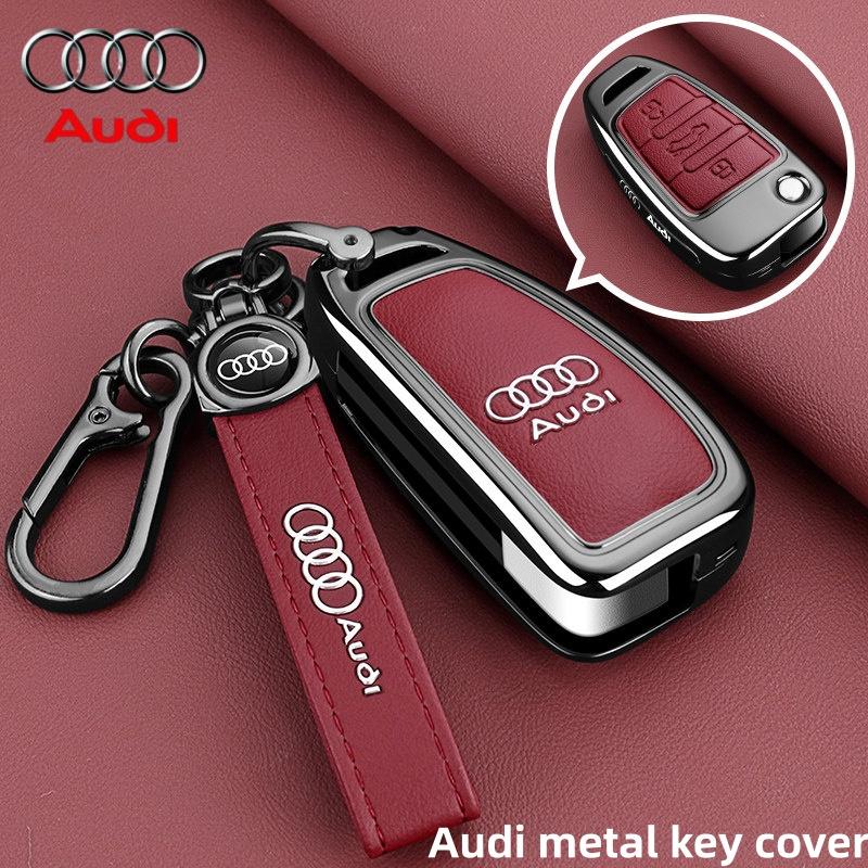 For Audi 8V2026New Zinc Alloy Car Remote Key Case Cover Shell for Audi A1 A3 A4 8P 8L 8V A5 B6 B7 A6 A7 C5 C6 Q3 Q5 Q7 4F S3 S4 S6 Rs3 Tt