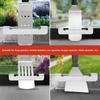 Stainless Steel Griddle Tool Holder Silver BBQ Spatula Rack Griddle Spatula Holder  Barbecue