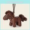 Leder Pony Schlüsselanhänger Niedliches Plüschtier Tasche Anhänger Für Kinder Und Jugendliche