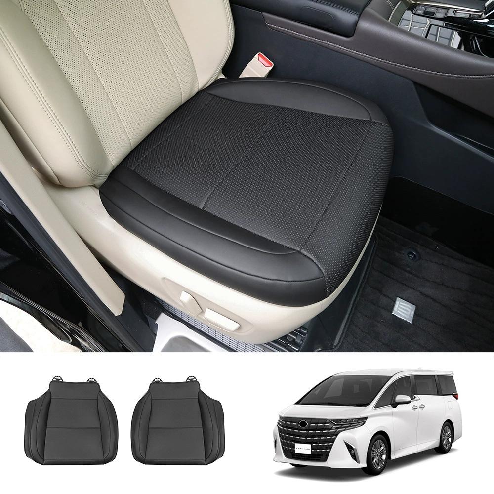 For Toyota Alphard Vellfire 40 Series 2024 2025 Leather Car Front Seat Protective Cover Pad Decoration Interior Accessories