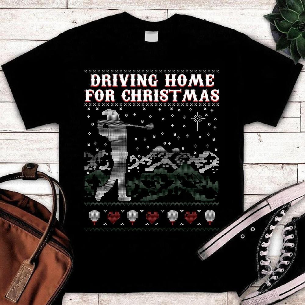 Driving Home For Christmas Shirt, Golf Lover Christmas S-5XL Q4758 Unisex T-Shirt XXXL