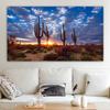 Paesaggio Deserto Montagna Dune di Sabbia Pittura su Tela Poster e Stampe Arte da Parete Immagini per Soggiorno Decorazione Casa Senza Cornice